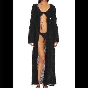 Revolve Camila Coelho Collection Hyacinth Maxi Dress / Beach Cover-Up